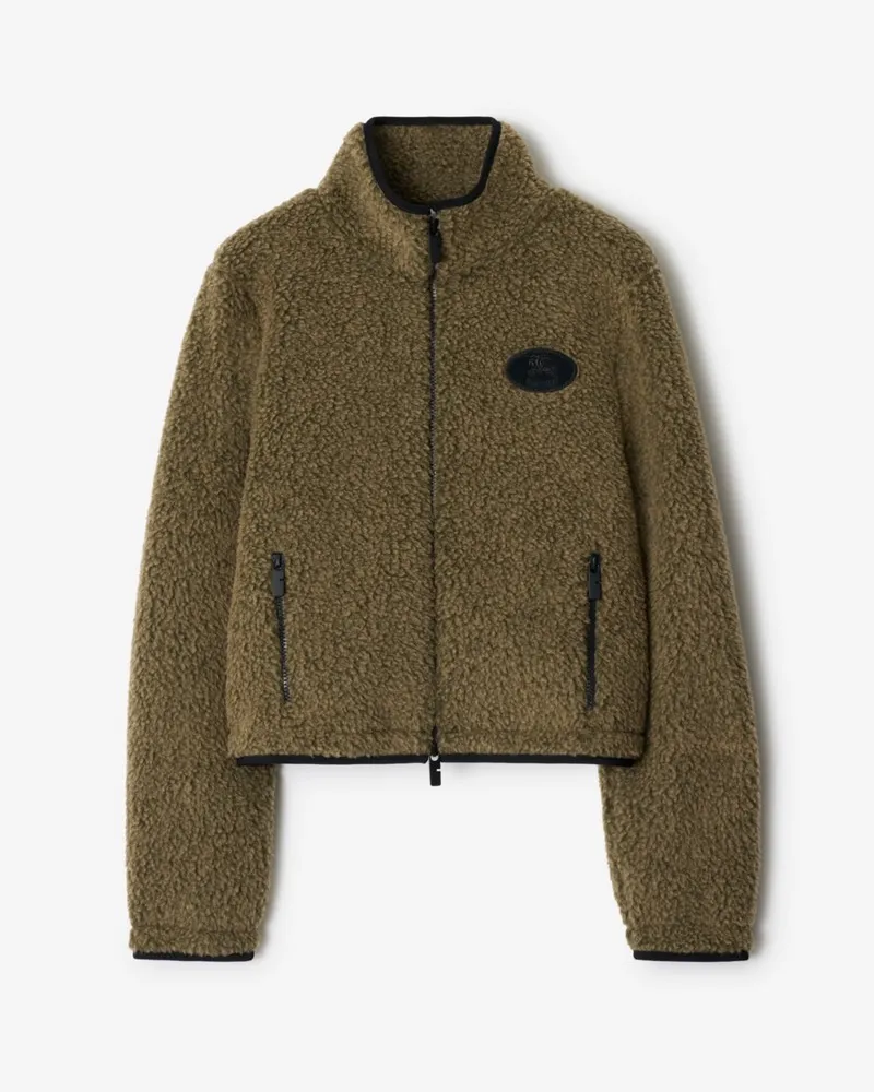 Burberry Cropped-Jacke aus Fleece Mire
