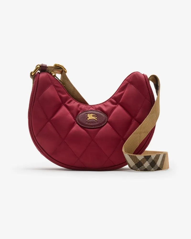 Burberry Crossbody-Tasche „Horseshoe Kirschrot