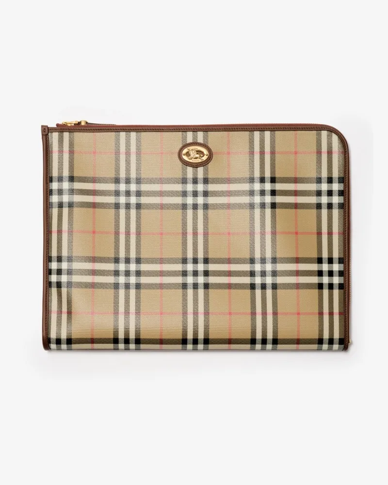 Burberry Laptop-Hülle in Check Archive