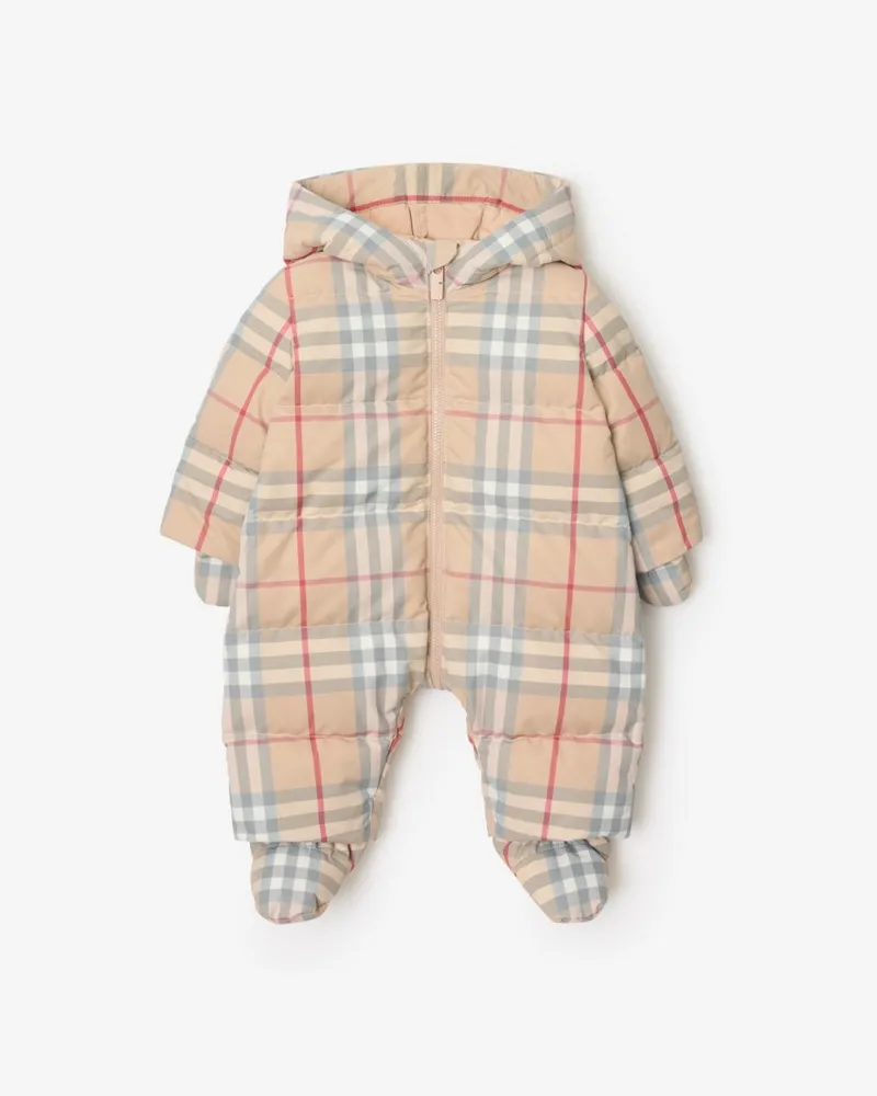 Burberry Wattierter Anzug in Check Helles