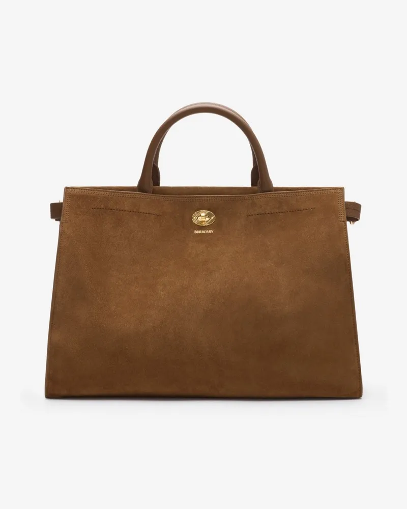 Burberry Mittelgroße Henkeltasche „Cotswolds Hazel-braun