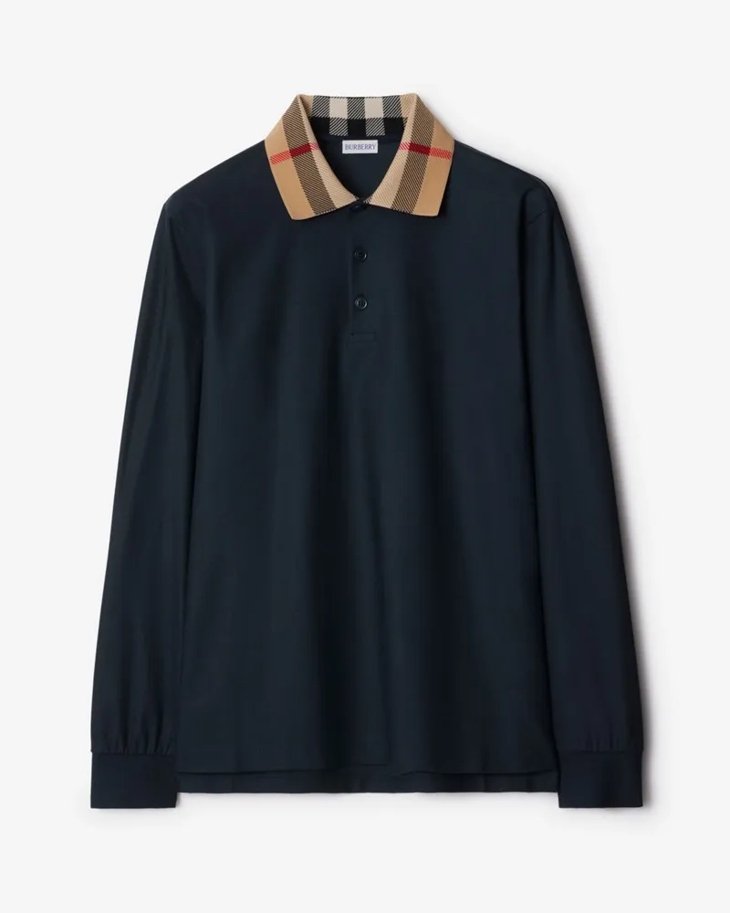 Burberry Baumwoll-Poloshirt Rauchiges