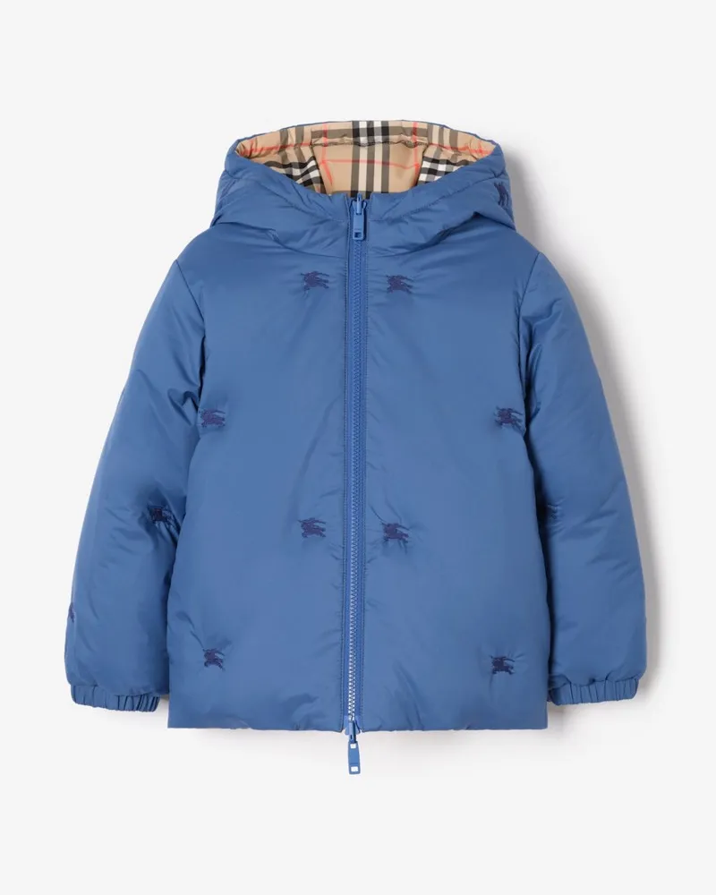 Burberry Wattierte Wende-Jacke in Check , Size Warmes