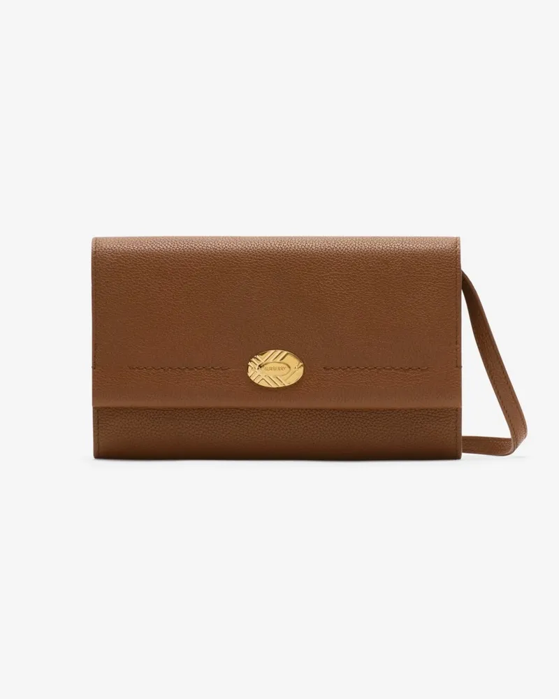 Burberry Brieftasche „Cotswolds“ mit Riemen Hazel-braun