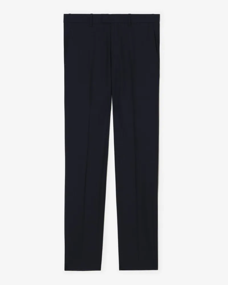 Burberry Elegante Wollhose „Bond“ , Size Marineblau
