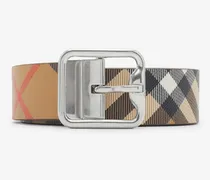 Wendbarer Gürtel „B Buckle“ mit Check , Size