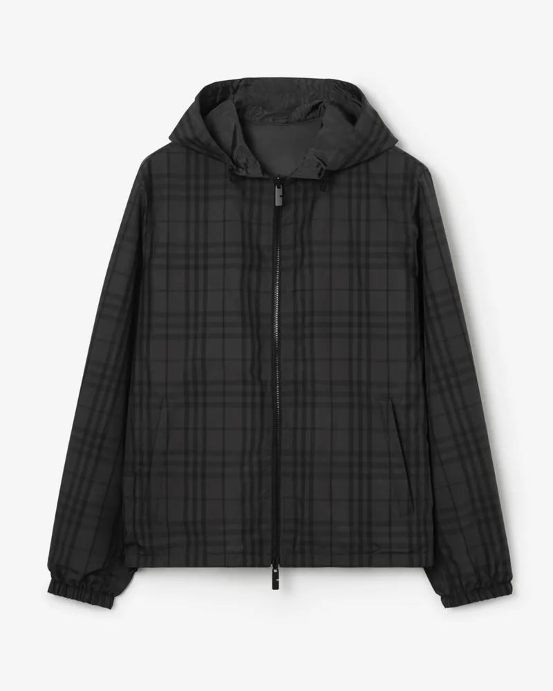 Burberry Wendbare Kapuzenjacke „Newport“ in Check , Size Iron