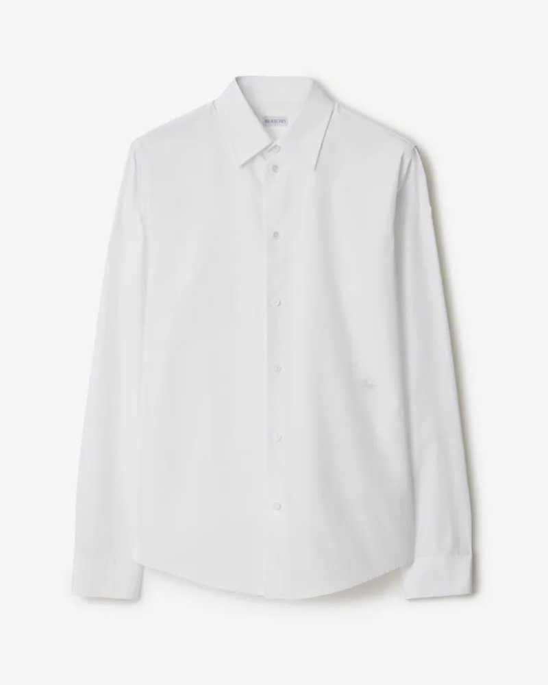 Burberry Elegantes Baumwollhemd Weiß