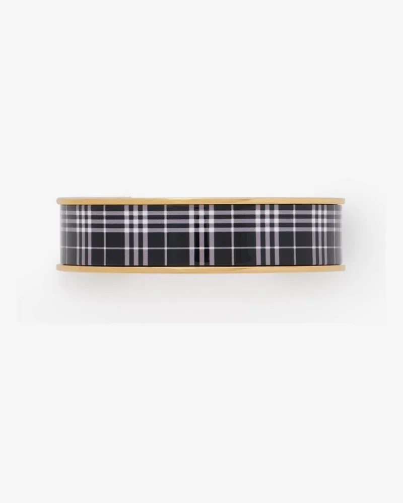 Burberry Armreif mit Check , Size Gold