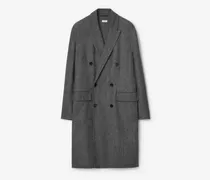 Eleganter Wollmantel mit Fischgrätmuster , Size