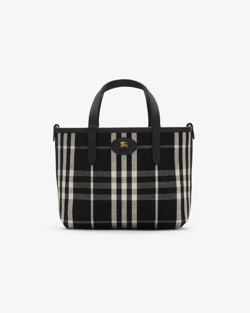 Burberry Wendbare Henkeltasche „Bloomsbury“ im Kleinformat Schwarz