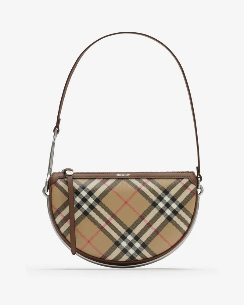 Burberry Kleine Satteltasche „Bridle Vintage-beige