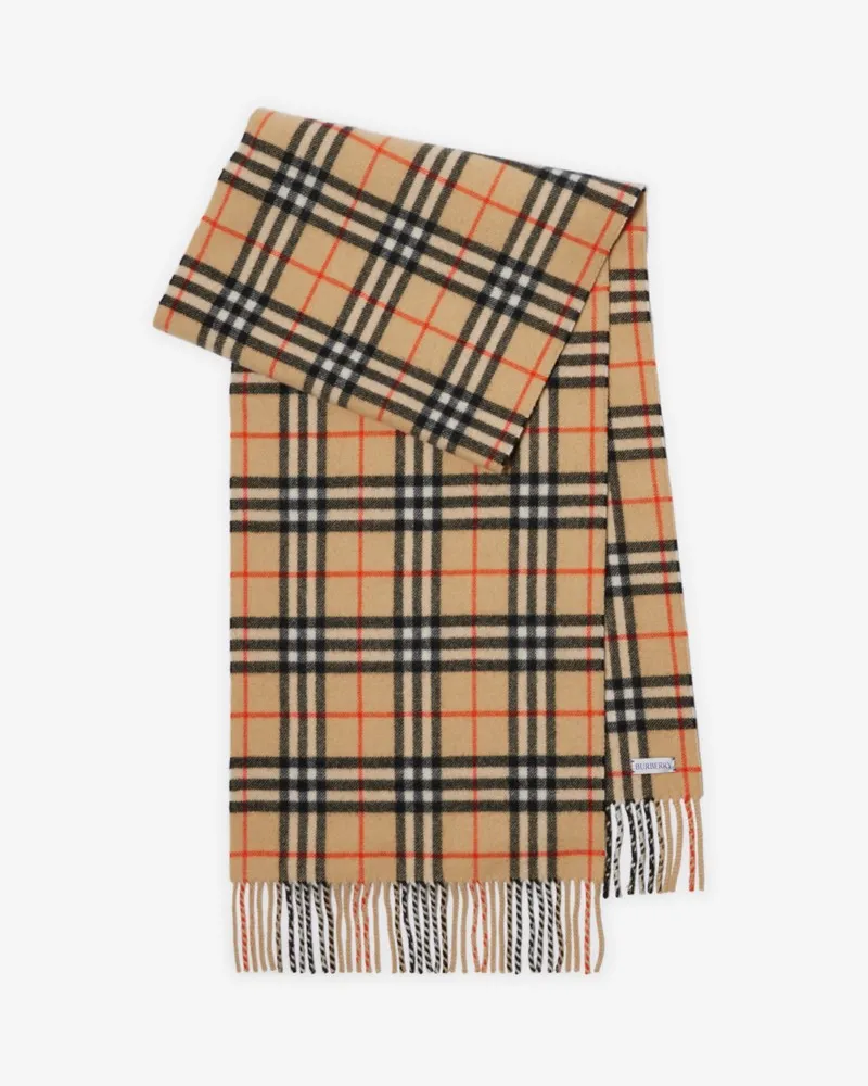 Burberry Kaschmirschal in Check Sand