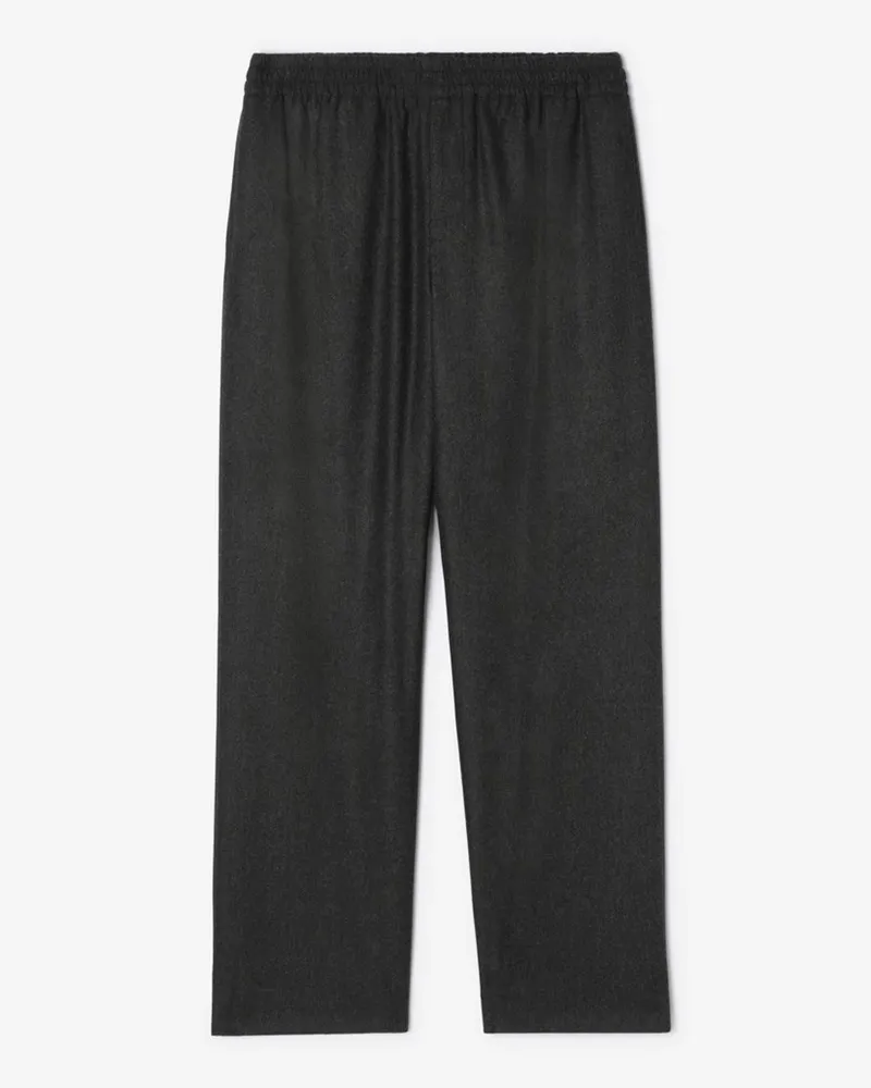 Burberry Woll-Kaschmir-Hose , Size Lead-grau