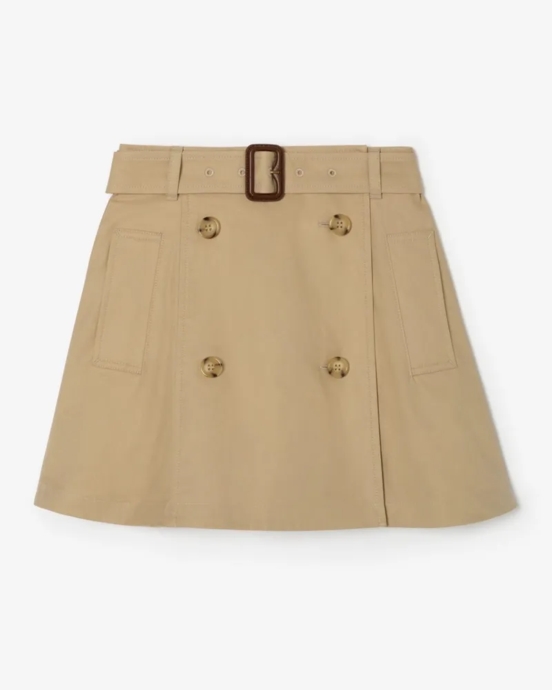 Burberry Baumwoll-Trenchrock , Size Sand