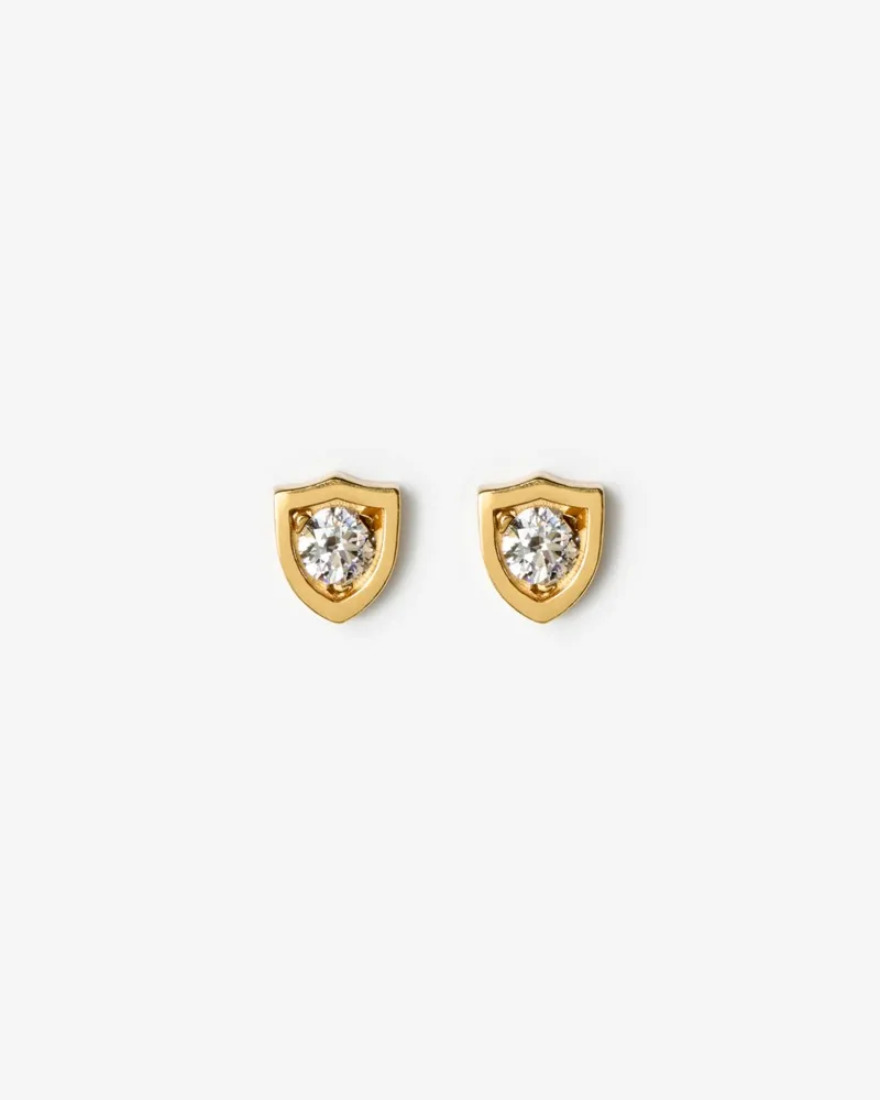 Burberry Ohrstecker „Shield Gold
