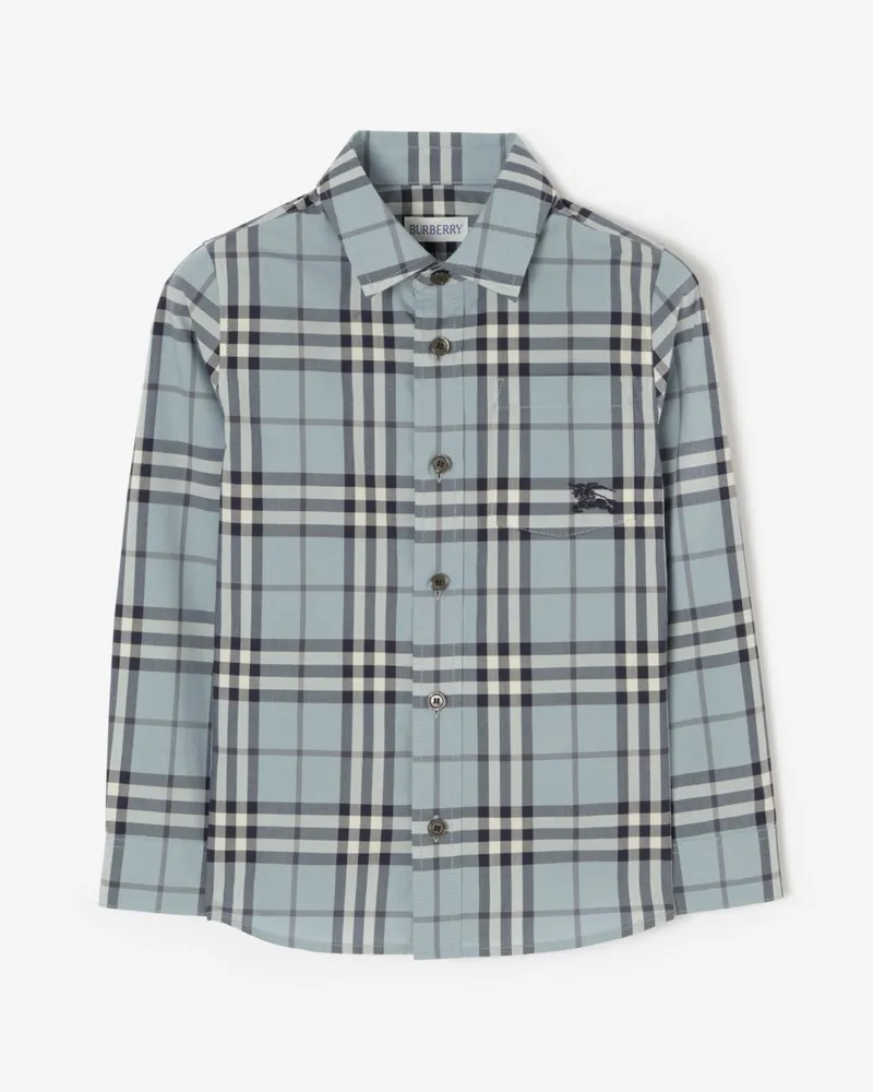 Burberry Baumwollhemd in Check , Size Bank