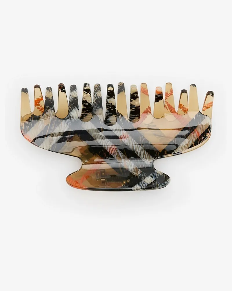 Burberry Haarkralle in Check Sand-beige