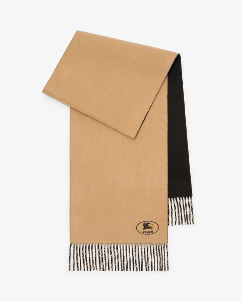 Burberry Kaschmirschal mit Knight Camel
