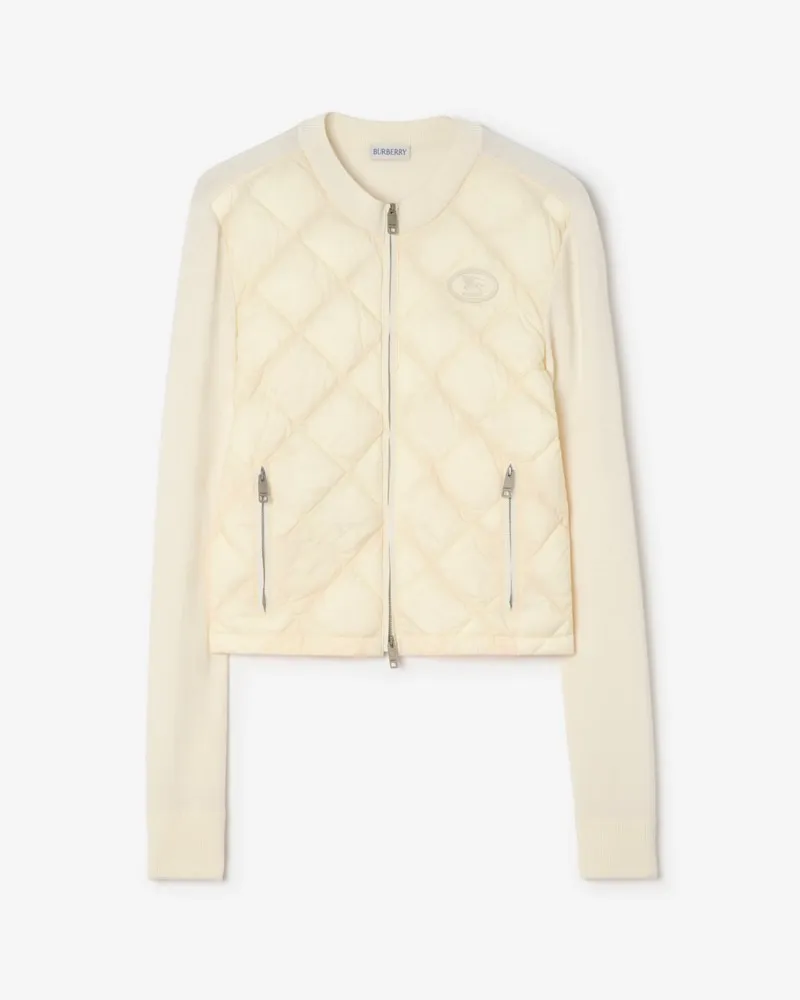 Burberry Steppjacke „Fulbrook“ aus Nylon und Wolle Ceramic