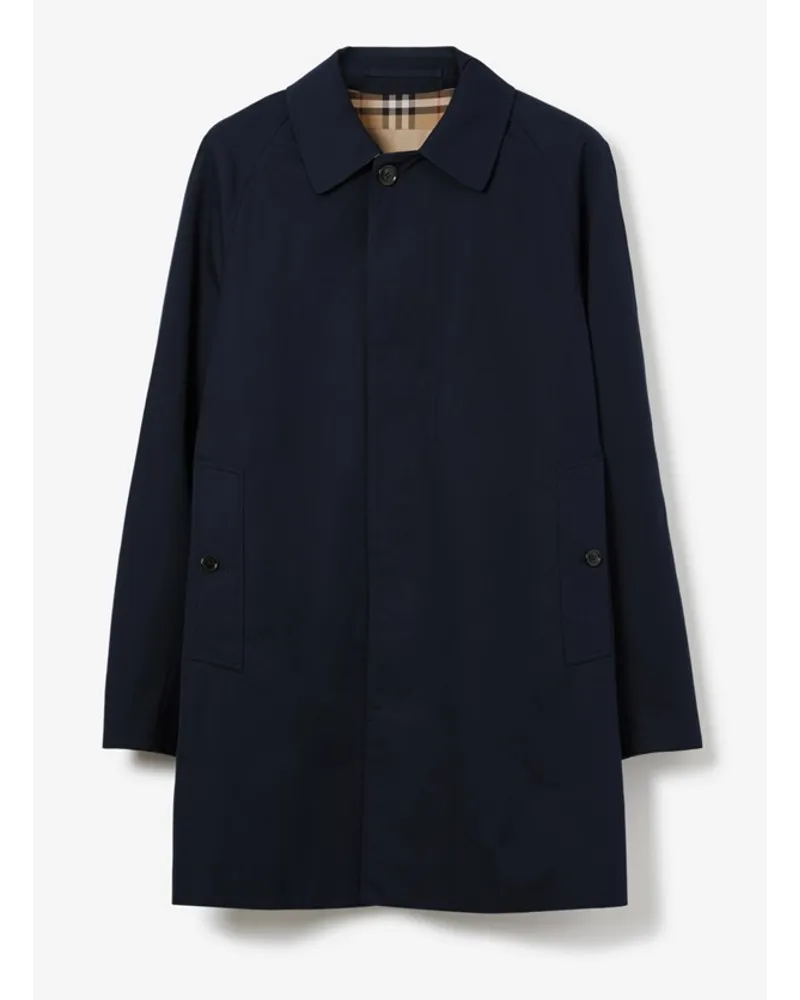 Burberry Kurzer Heritage-Car Coat „Camden Kohleblau