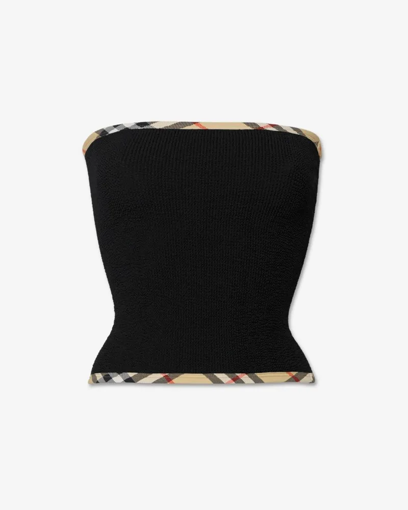 Burberry x Hunza G Schwimmrock „Devyn“/Tube-Top , Size Schwarz