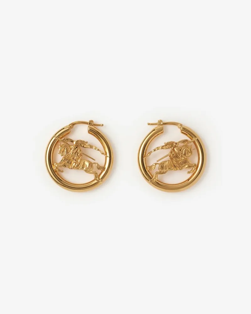 Burberry Creolen-Ohrringe mit EKD-Motiv Gold