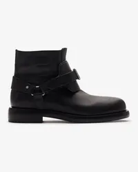 Burberry Lederstiefel „Cobble Schwarz