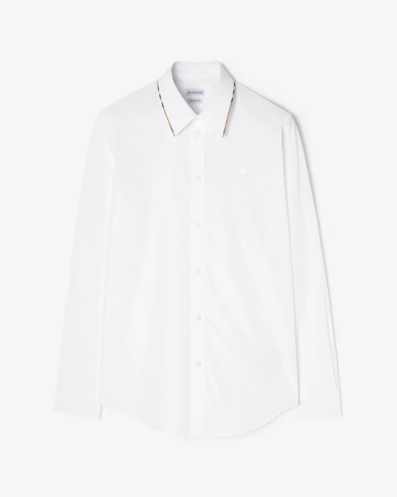 Burberry Klassisches Hemd aus Baumwollpopelin Optic