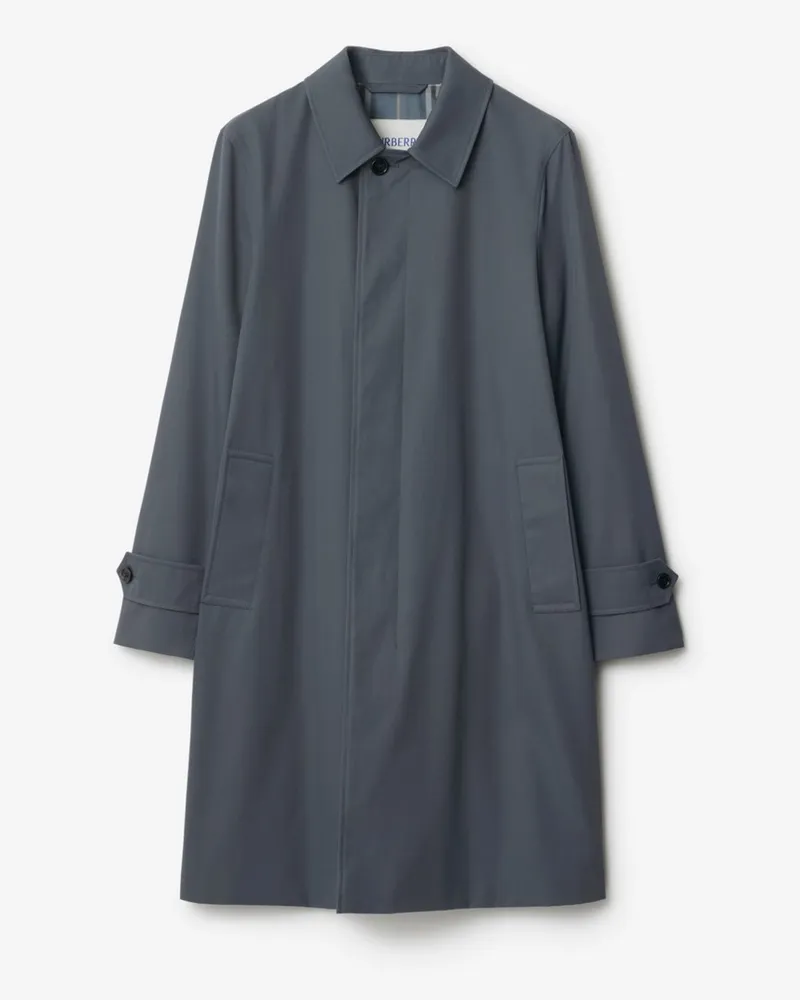 Burberry Langer Car Coat aus Gabardine Magnet