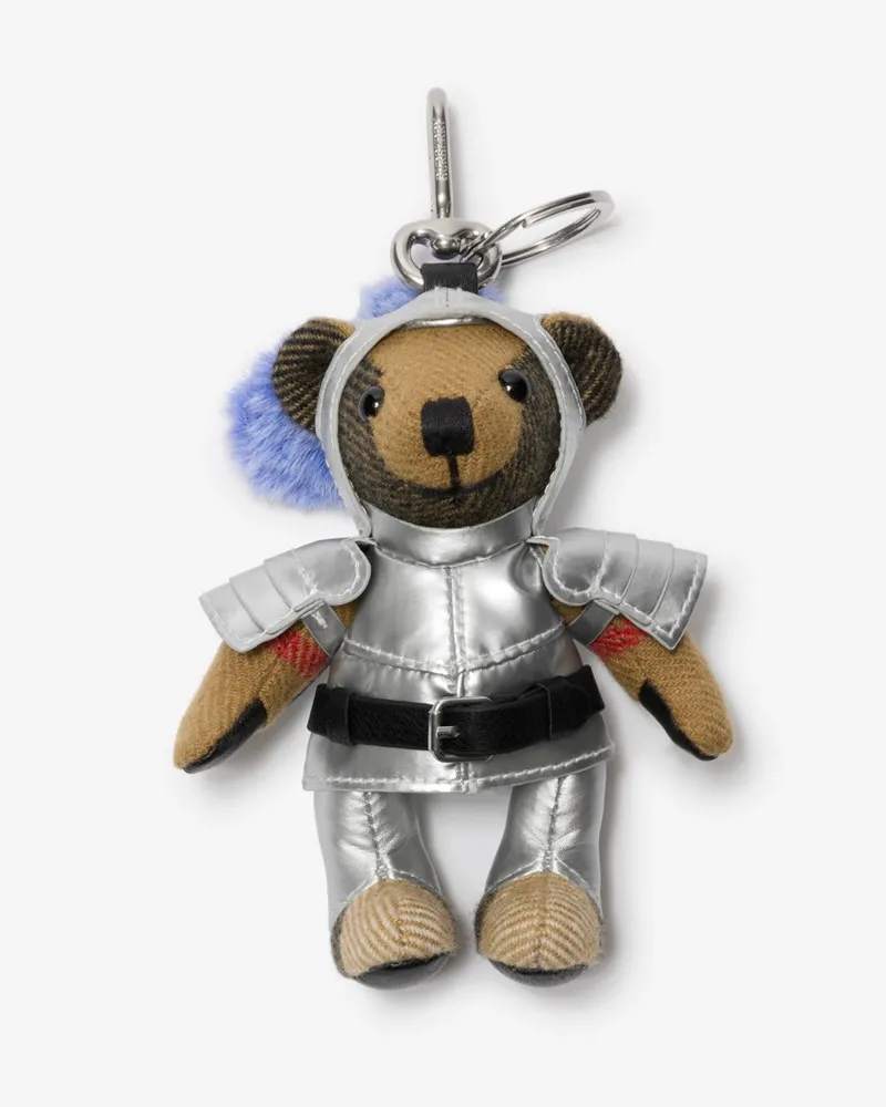 Burberry Thomas Teddybär-Anhänger Silber