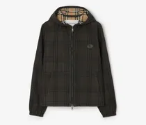 Baumwoll-Kapuzenjacke „Newport“ in Check , Size