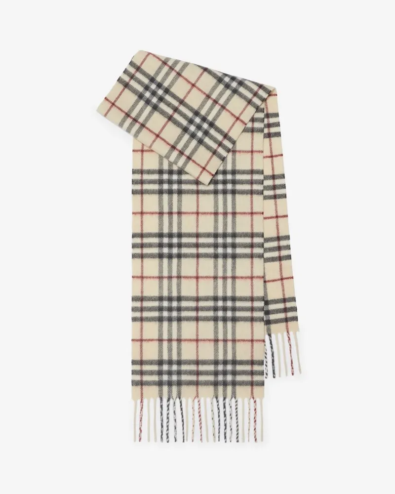 Burberry Kaschmirschal in Check Beige-beige