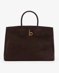 Burberry Kleine Henkeltasche „Rocking Horse Dunkelbraun