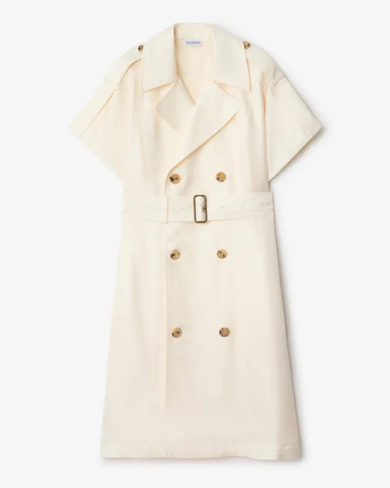 Burberry Trenchkleid aus Viskose Pelican