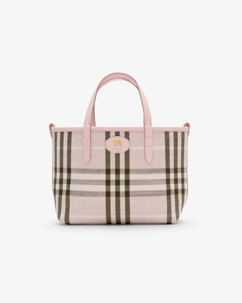 Burberry Wendbare Henkeltasche „Bloomsbury“ im Kleinformat Cameo-rosa