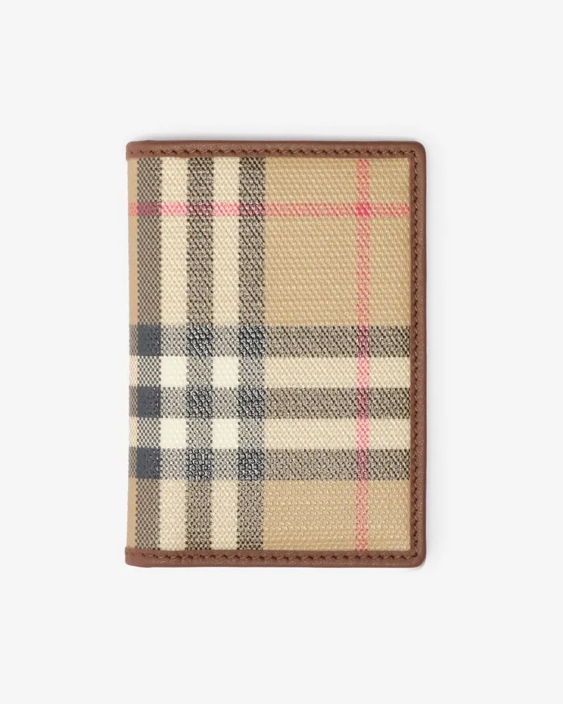 Burberry Passetui in Check Vintage-beige
