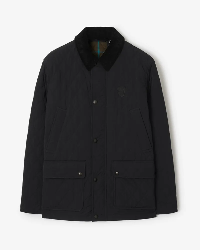 Burberry Country-Steppjacke aus Nylon Schwarz