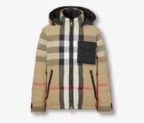 Wattierte Wende-Jacke in Check , Size