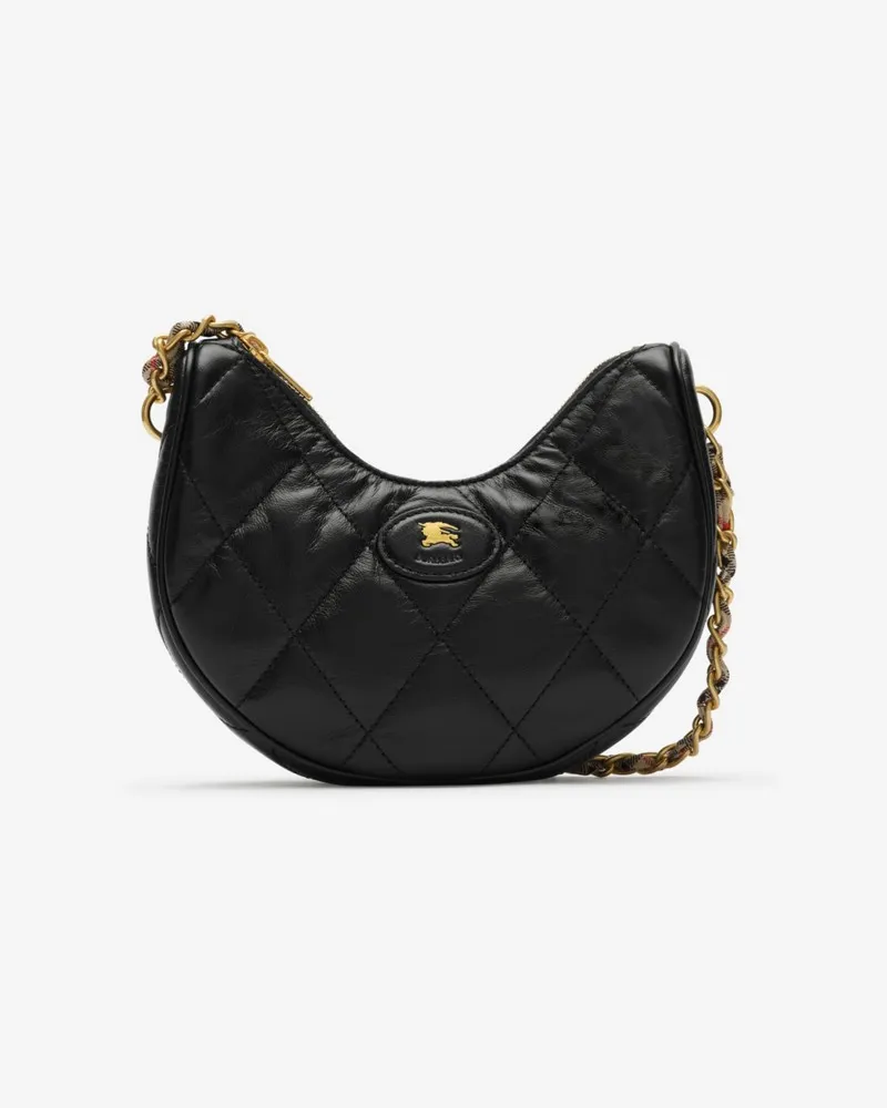 Burberry Tasche „Horseshoe“ mit Kette Schwarz