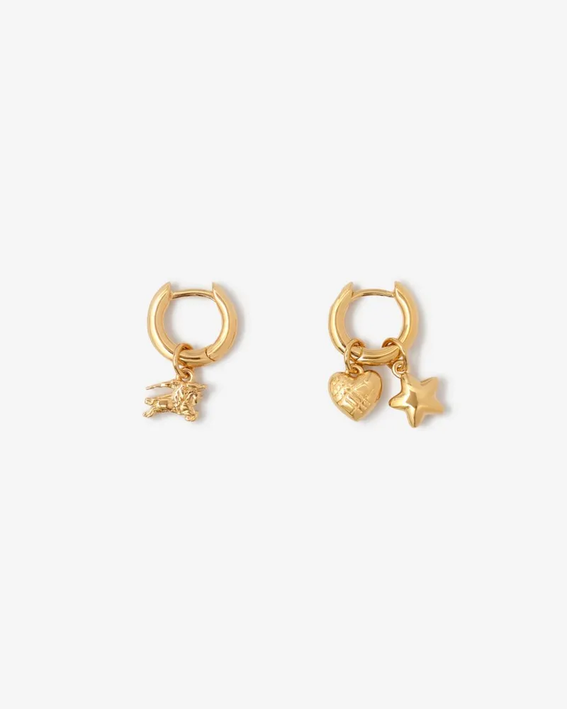 Burberry Creolen-Ohrringe „Mini Charm Gold