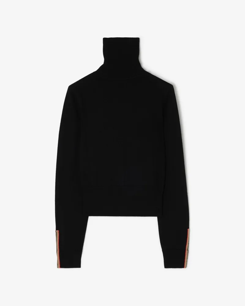Burberry Wollpullover mit Rollkragen , Size Schwarz