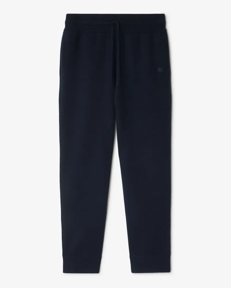Burberry Kaschmirmisch-Trainingshose Marineblau