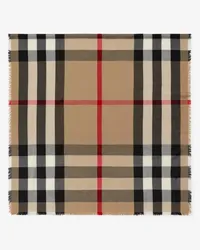 Burberry Kaschmirschal in Check Vintage-beige