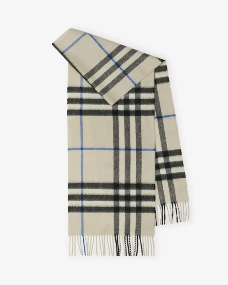 Burberry Kaschmirschal in Check Lichen