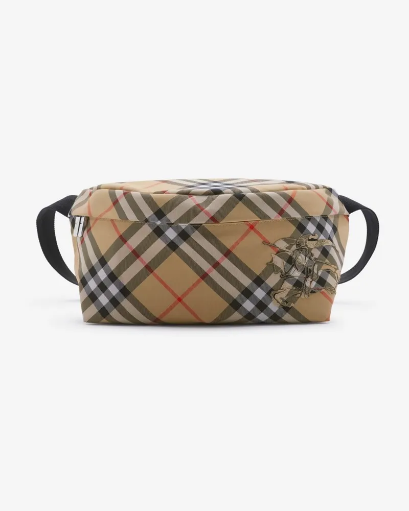 Burberry Bauchtasche in Check Sand-beige