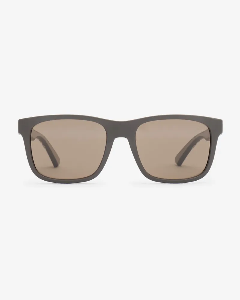 Burberry Strukturierte Sonnenbrille mit eckiger Fassung in Check Brown