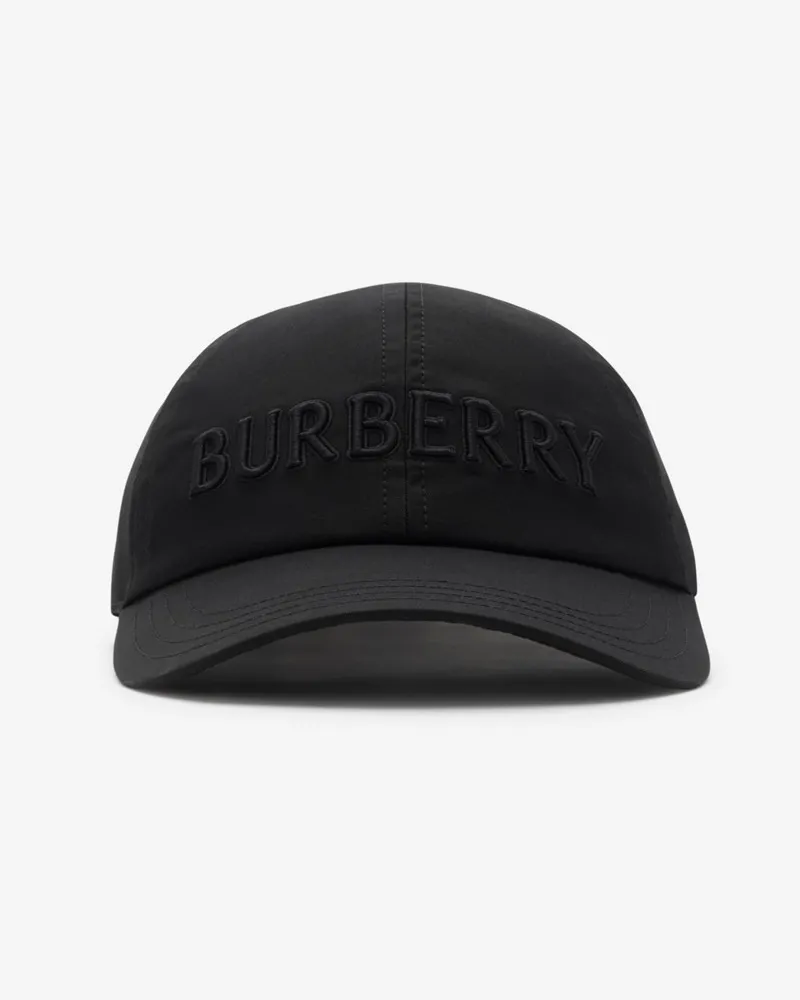 Burberry Basecap aus Gabardine mit Logo Black