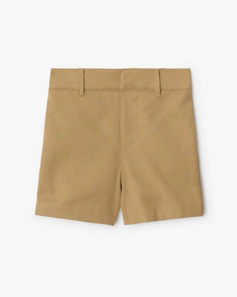 Burberry Baumwollmisch-Shorts Sand