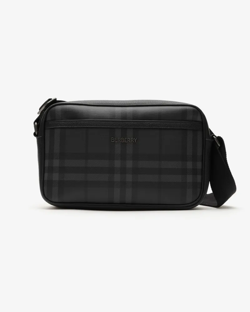 Burberry Crossbody-Tasche „City“ in Check Iron-grau